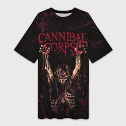 Платье-футболка Cannibal Corpse | Skeleton