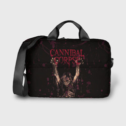 Сумка для ноутбука 3D Cannibal Corpse Skeleton