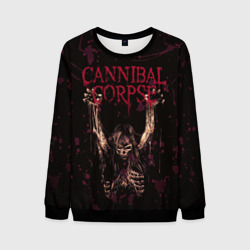 Мужской свитшот 3D Cannibal Corpse Skeleton