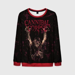 Мужской свитшот 3D Cannibal Corpse Skeleton