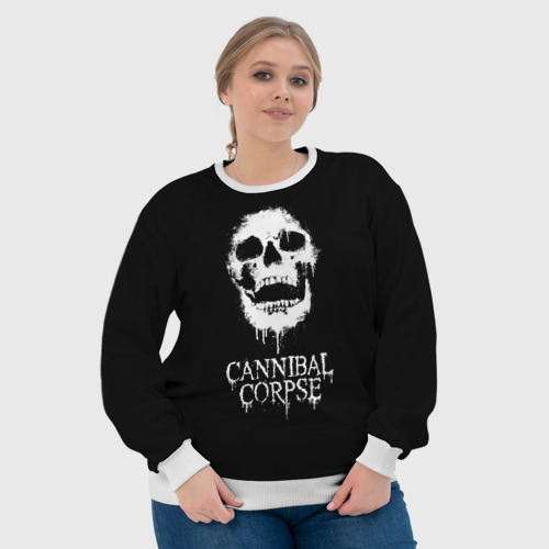 Женский свитшот 3D Сannibal Сorpse $$$, цвет 3D печать - фото 6