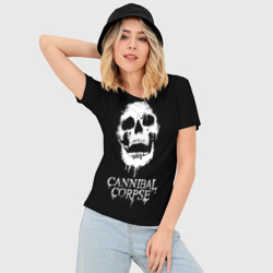 Женская футболка 3D Slim Сannibal Сorpse $$$ - фото 2