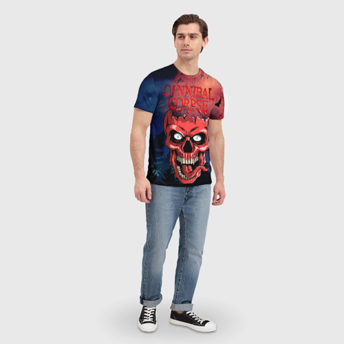 Мужская футболка 3D Cannibal, цвет 3D печать - фото 5