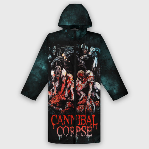 Мужской дождевик 3D Cannibal Corpse, цвет белый