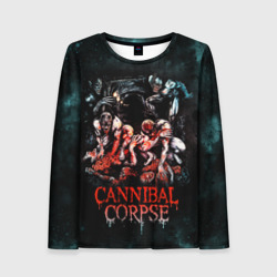 Женский лонгслив 3D Cannibal Corpse