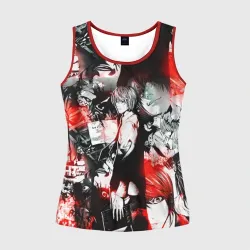 Женская майка 3D Тетрадь смерти