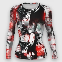 Женский рашгард 3D Тетрадь смерти