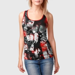 Женская майка 3D Тетрадь смерти - фото 2