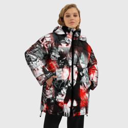 Женская зимняя куртка Oversize Тетрадь смерти - фото 2