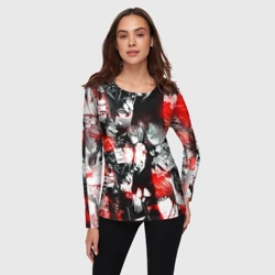 Женский лонгслив 3D Тетрадь смерти - фото 2