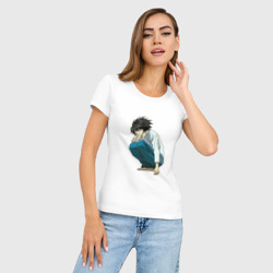 Женская футболка хлопок Slim Тетрадь смерти - фото 2