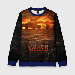 Детский свитшот 3D Valheim корабли
