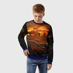 Детский свитшот 3D Valheim корабли - фото 2