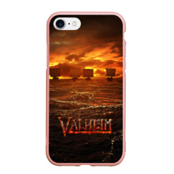 Чехол для iPhone 7/8 матовый Valheim корабли