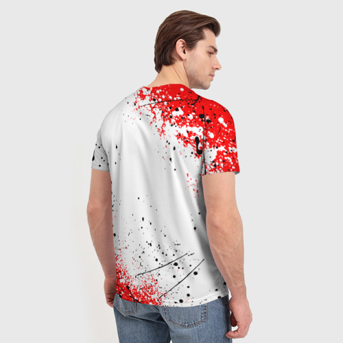 Мужская футболка 3D Цветение сакуры, цвет 3D печать - фото 4