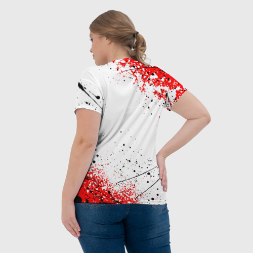 Женская футболка 3D Цветение сакуры, цвет 3D печать - фото 7