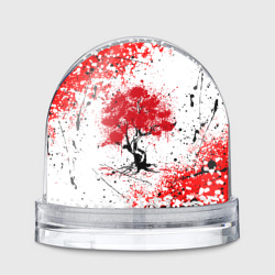 Игрушка Снежный шар Цветение сакуры