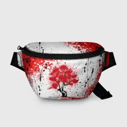 Поясная сумка 3D Цветение сакуры