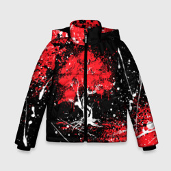 Зимняя куртка для мальчиков 3D Сакура Sakura вишня