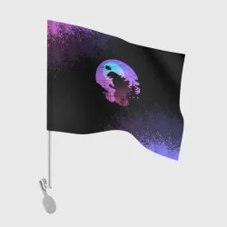 Флаг для автомобиля Godzilla Годзилла