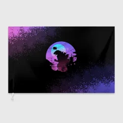 Флаг 3D Godzilla Годзилла