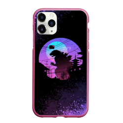 Чехол для iPhone 11 Pro Max матовый Godzilla Годзилла