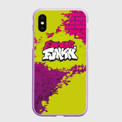 Чехол для iPhone XS Max матовый Friday Night Funkin Кислотный