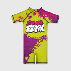 Детский купальный костюм 3D Friday Night Funkin Кислотный