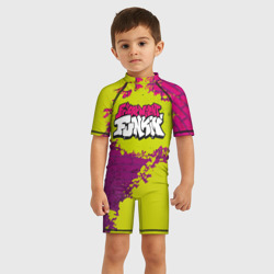 Детский купальный костюм 3D Friday Night Funkin Кислотный - фото 2