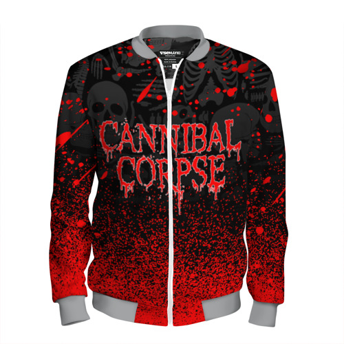 Мужской бомбер 3D Cannibal Corpse, цвет меланж