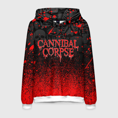 Мужская толстовка 3D Cannibal Corpse, цвет белый