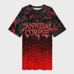 Платье-футболка 3D Cannibal Corpse