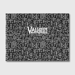 Альбом для рисования Valheim logo black white
