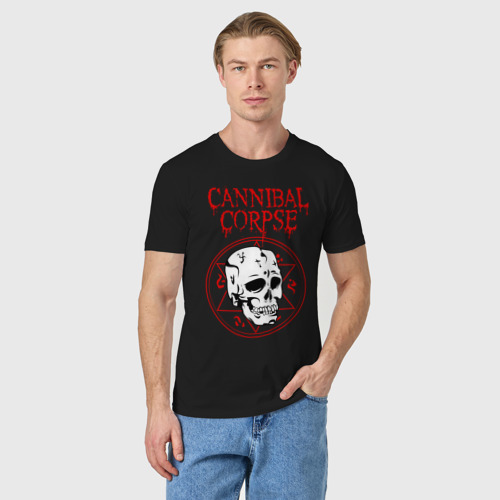 Мужская футболка хлопок Cannibal Corpse, цвет черный - фото 3