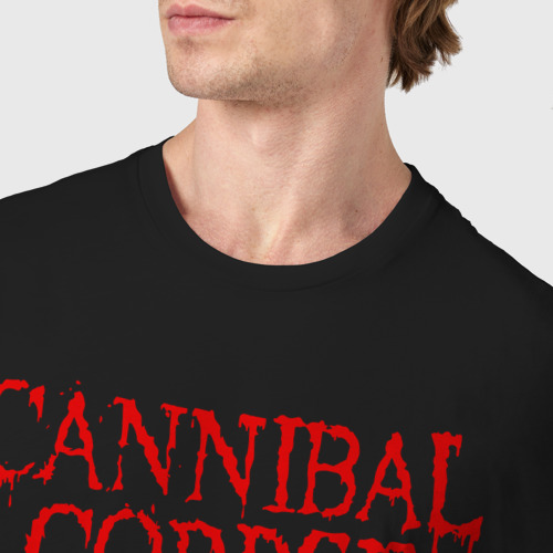 Мужская футболка хлопок Cannibal Corpse, цвет черный - фото 6