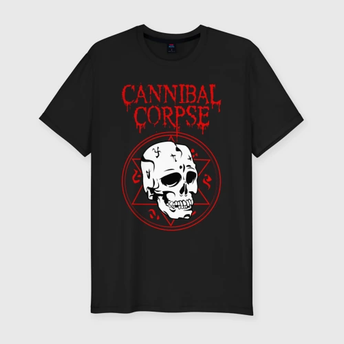 Мужская футболка хлопок Slim Cannibal Corpse