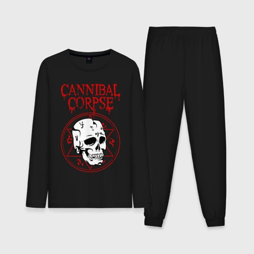 Мужская пижама с лонгсливом хлопок Cannibal Corpse