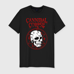 Мужская футболка хлопок Slim Cannibal Corpse