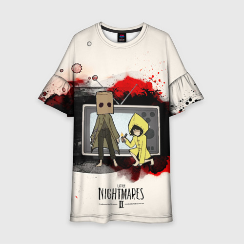 Детское платье 3D Little   nightmares 2, цвет 3D печать