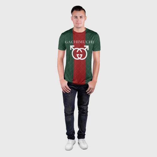 Мужская футболка 3D Slim Gachi Gucci, цвет 3D печать - фото 4