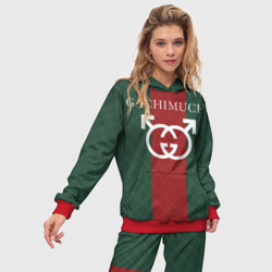 Женский костюм с толстовкой 3D Gachi Gucci - фото 2