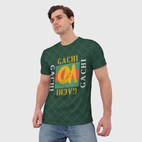 Мужская футболка 3D Gachi бренд, цвет 3D печать - фото 3