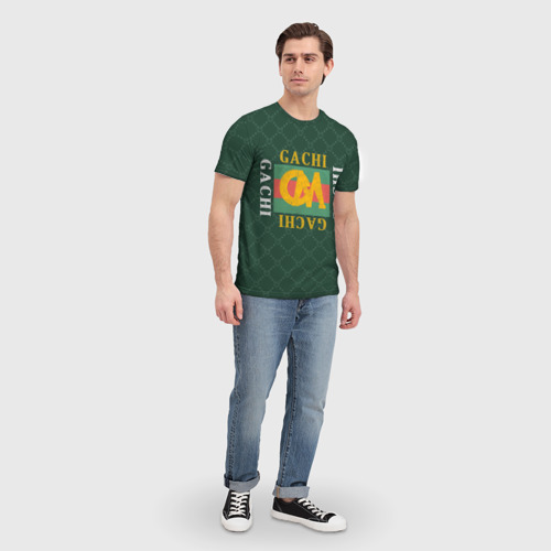 Мужская футболка 3D Gachi бренд, цвет 3D печать - фото 5