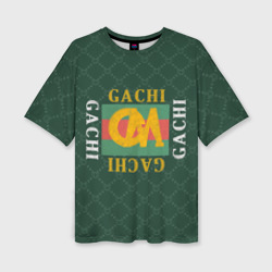 Женская футболка oversize 3D Gachi бренд