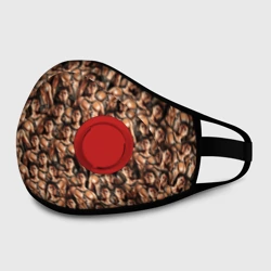 people 9 valved mask front red 250 Маска как у вана даркхолма