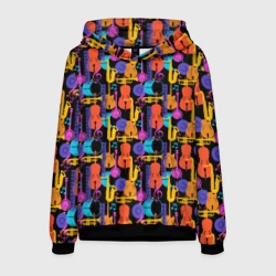 Мужская толстовка 3D Джаз