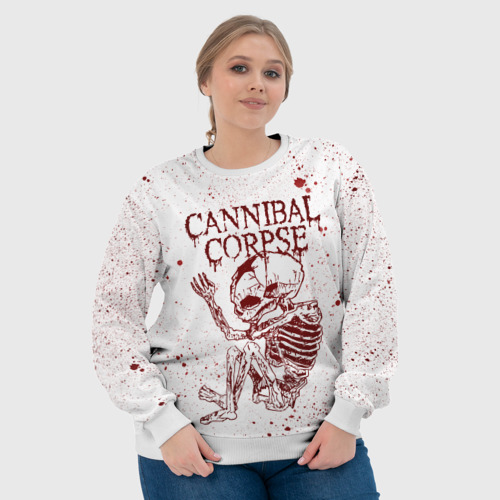 Женский свитшот 3D Cannibal Corpse, цвет 3D печать - фото 6