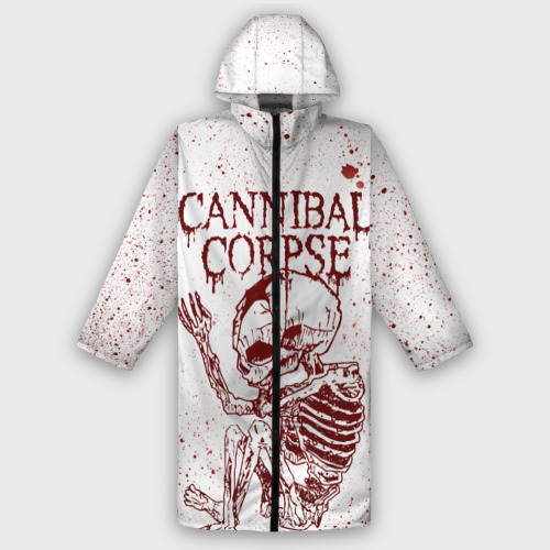 Мужской дождевик 3D Cannibal Corpse, цвет белый