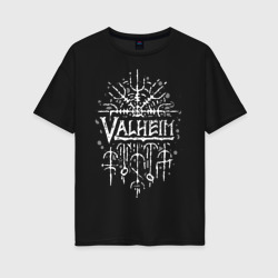 Женская футболка хлопок Oversize Valheim