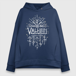 Женское худи Oversize хлопок Valheim